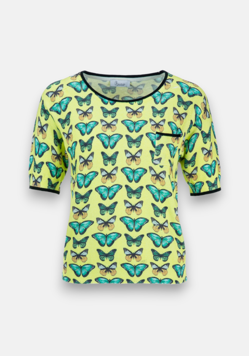 Pullover mit schmetterlingsärmel Clearance